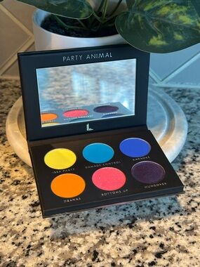 Laura Lee Los Angeles Party Animal Eyeshadow  Palette Bold Vibrant Colors NEW